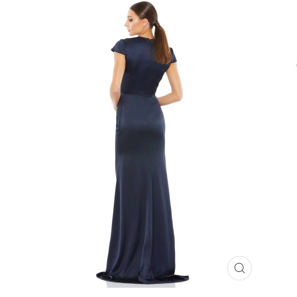 Mac Duggal Navy Blue Wedding Dress - Picture 2 of 7